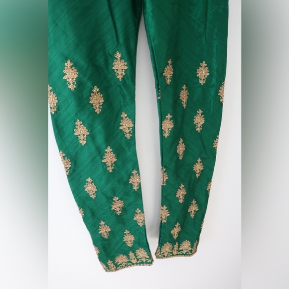 Indian/Pakistani Asian Weddings Fancy Capri Trousers Kameez dress size Small - Picture 11 of 16